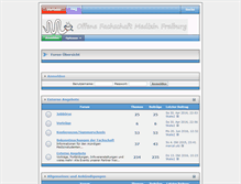 Tablet Screenshot of forum.ofamed.de